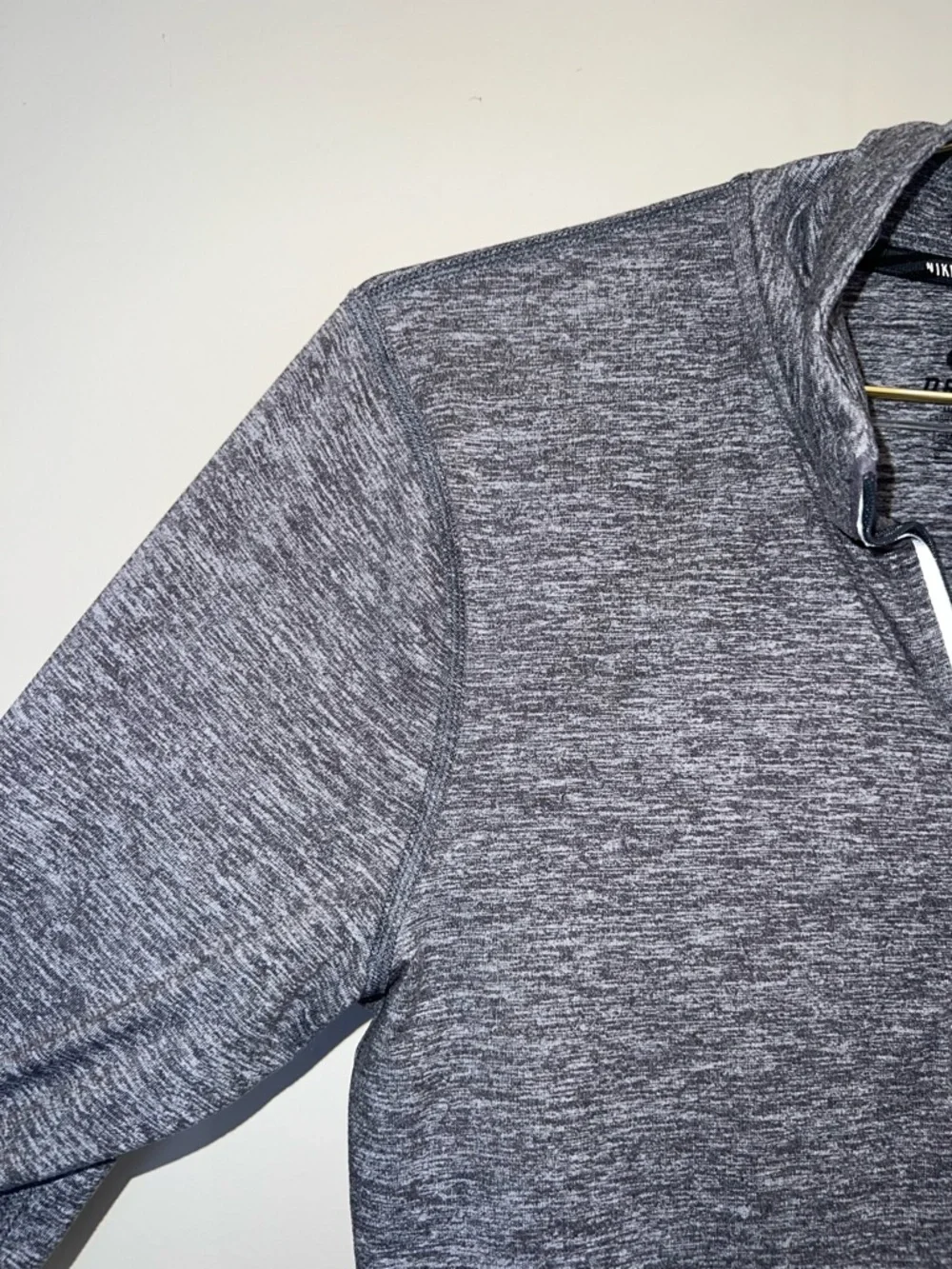 Nike Dri-Fit Running 1/4 Zip Pullover‎ Thumbholes Gray Women’s Size S